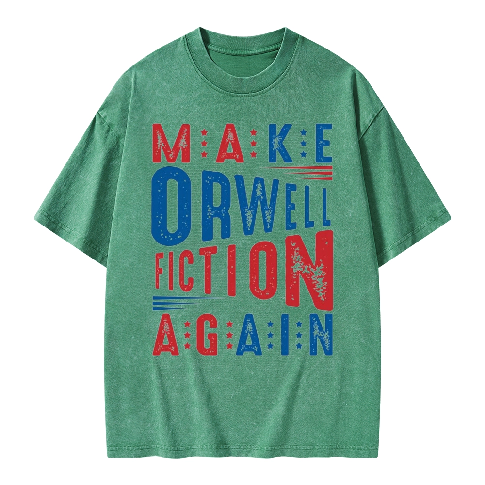 Pagewings 1984 Book Unisex Washed T-shirt