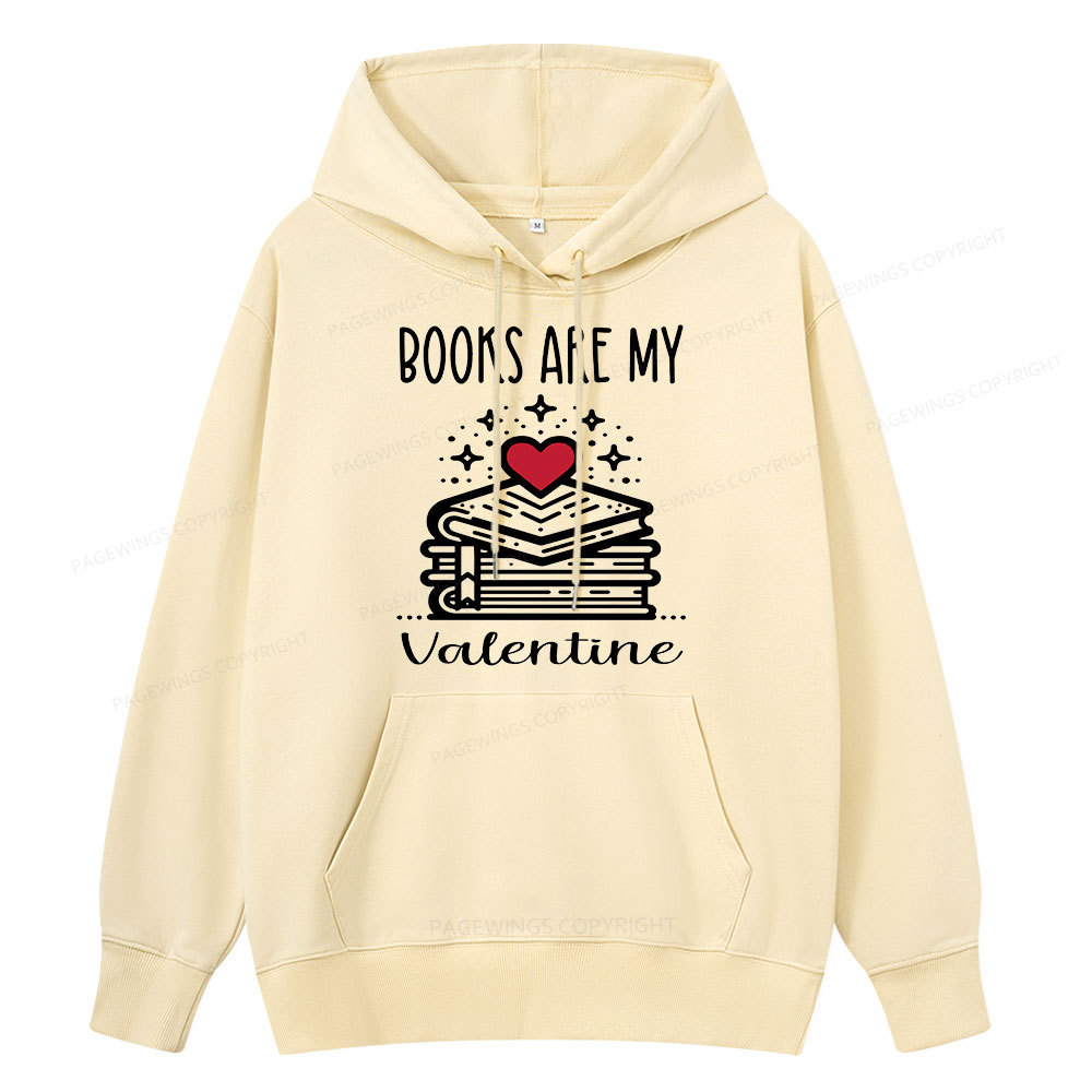 Pagewings Books are My Valentine Unisex Classic Hoodie