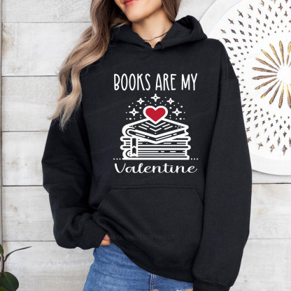 Pagewings Books are My Valentine Unisex Classic Hoodie