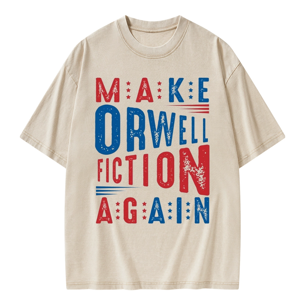 Pagewings 1984 Book Unisex Washed T-shirt
