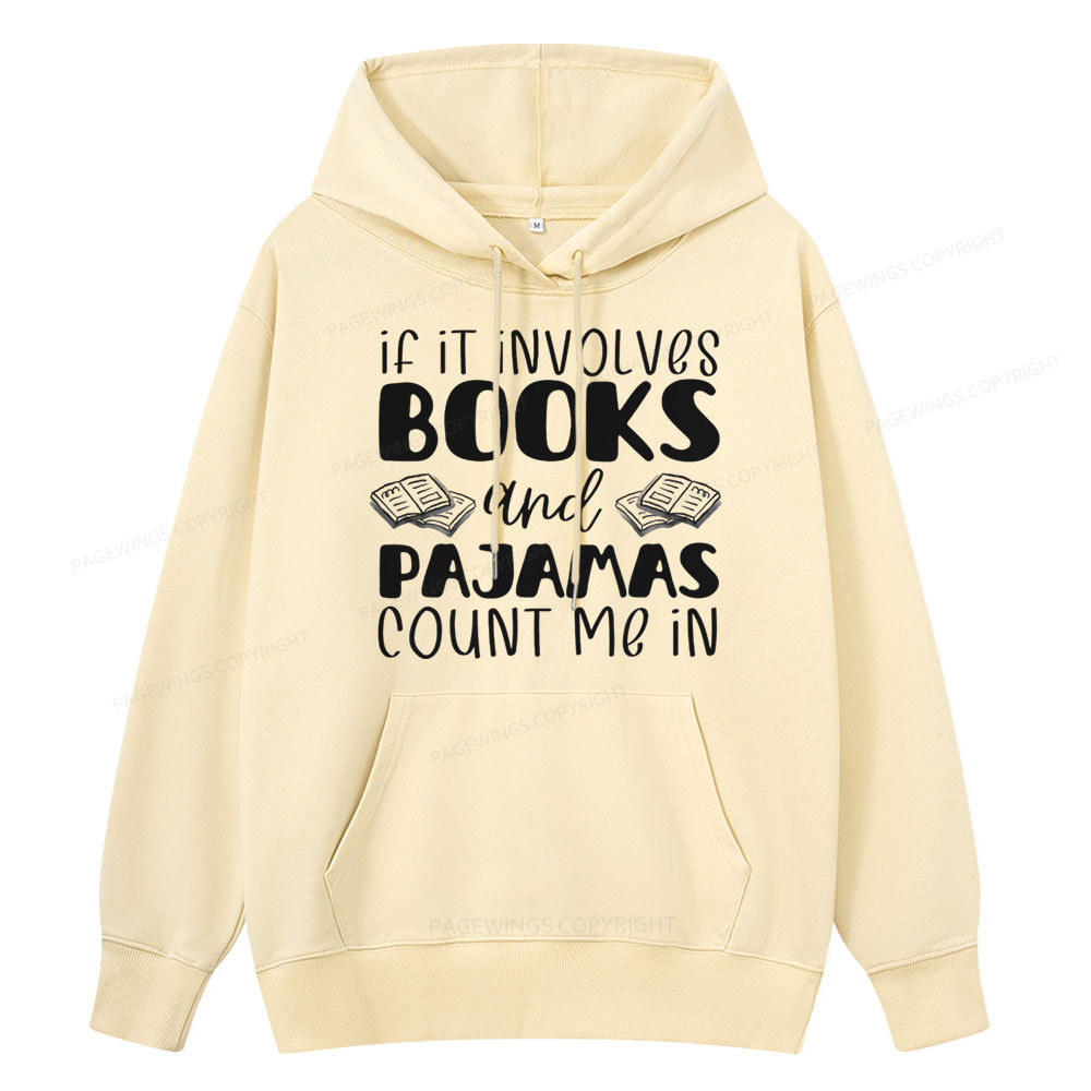 Pagewings Books And Pajamas Unisex Classic Hoodie
