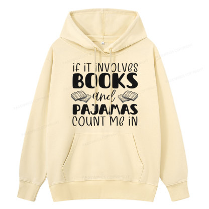 Pagewings Books And Pajamas Unisex Classic Hoodie