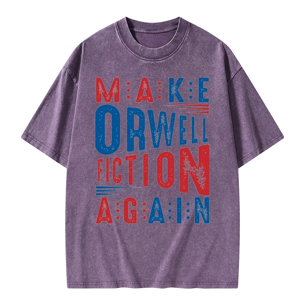 Pagewings 1984 Book Unisex Washed T-shirt