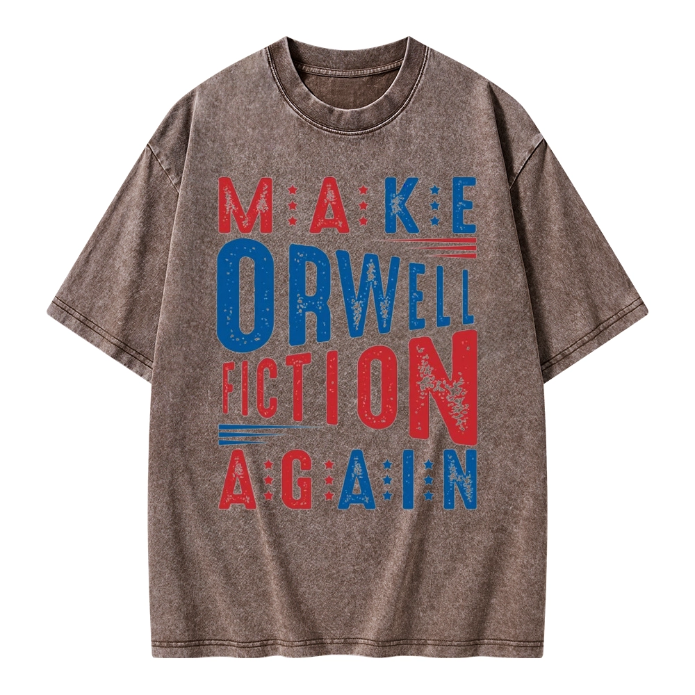 Pagewings 1984 Book Unisex Washed T-shirt
