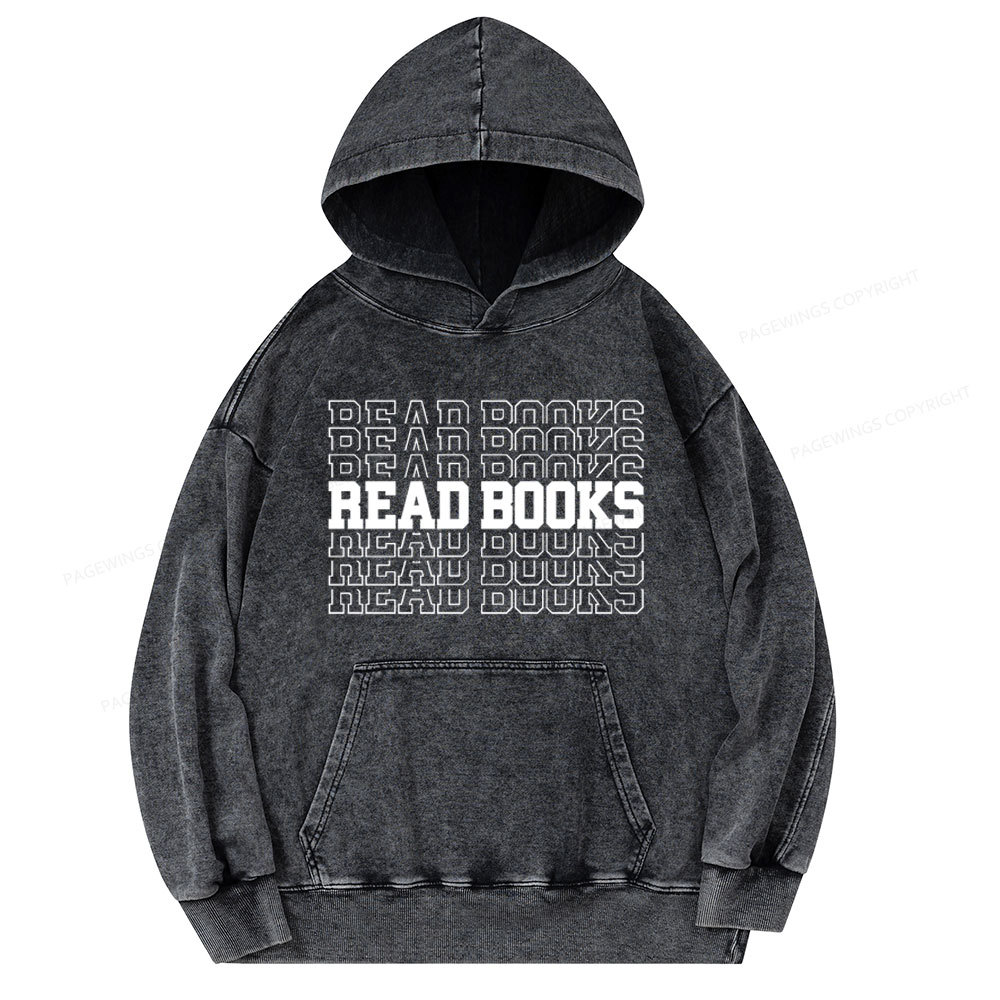 Pagewings Week and Library Unisex Washed Hoodie