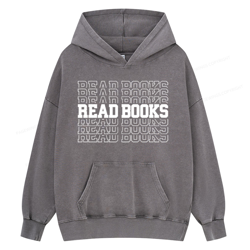 Pagewings Week and Library Unisex Washed Hoodie