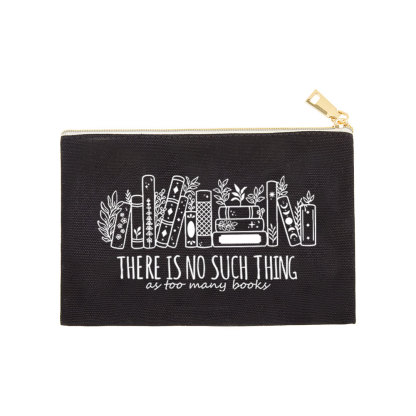 Pagewings There Is No Such Thing, Ay Too Many Books Pouch