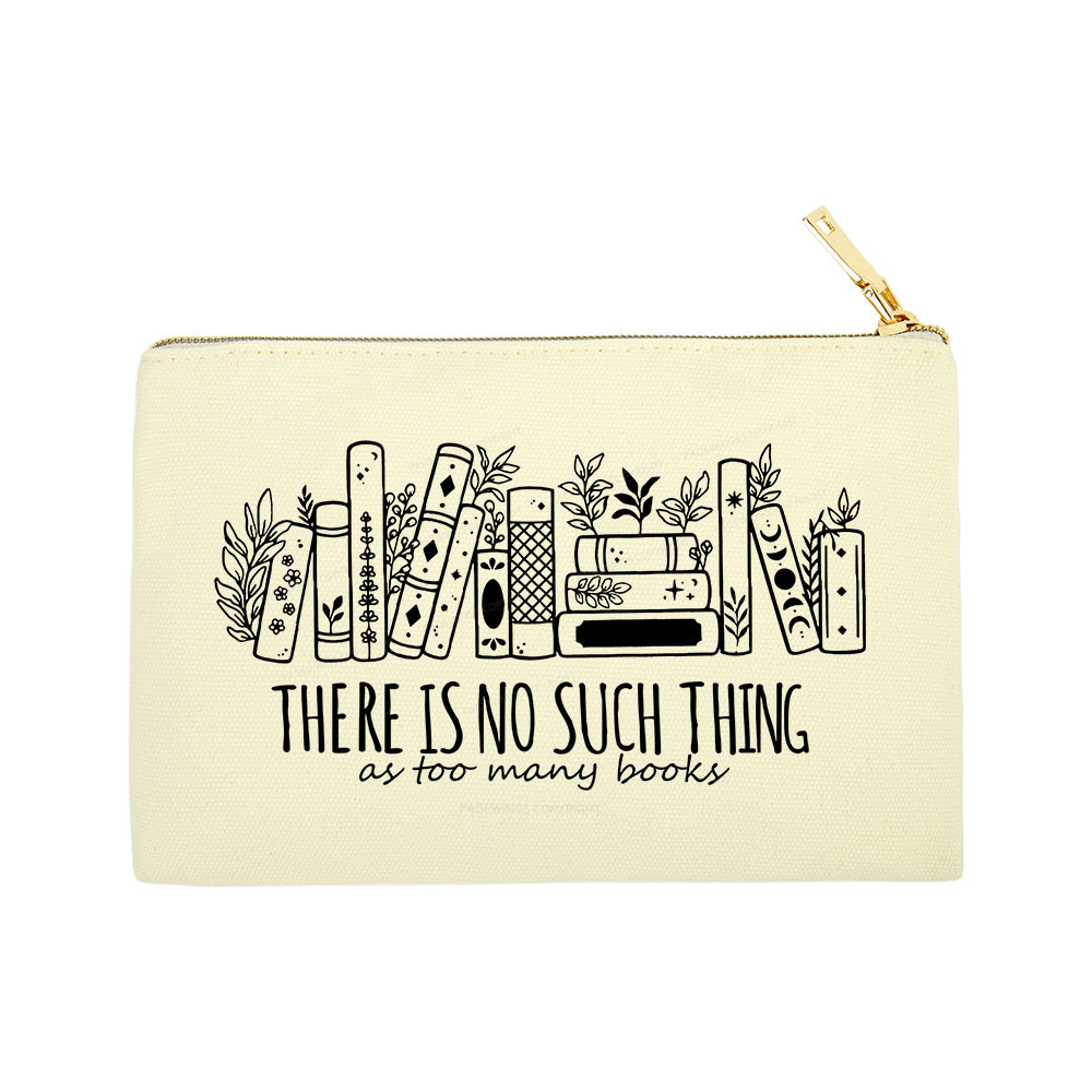 Pagewings There Is No Such Thing, Ay Too Many Books Pouch