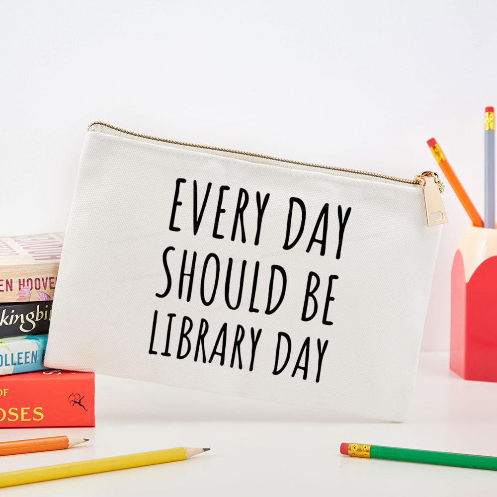Pagewings Library Day Media Specialist Pouch