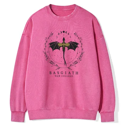 Pagewings Basgiath War College Unisex Washed Sweatshirt
