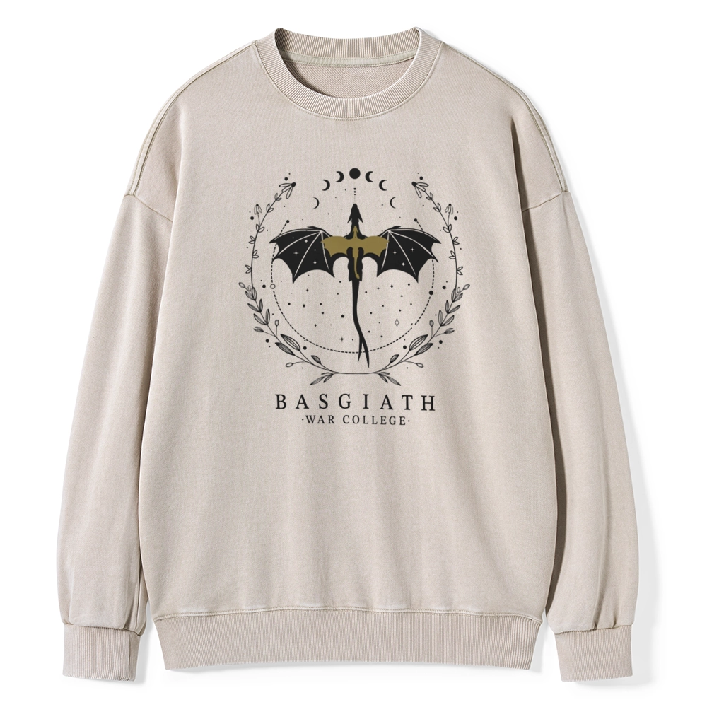 Pagewings Basgiath War College Unisex Washed Sweatshirt