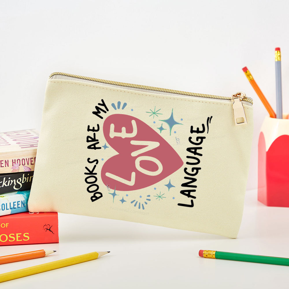 Pagewing Books Are My Love Language Pouch
