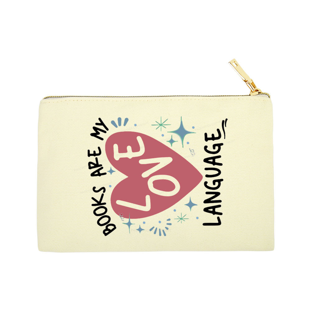Pagewing Books Are My Love Language Pouch