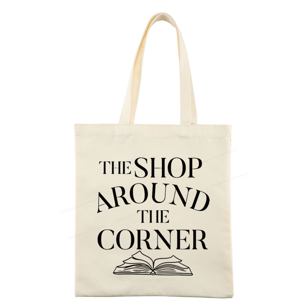 Pagewings The Shop Around The Corner Bookworm Tote Bag