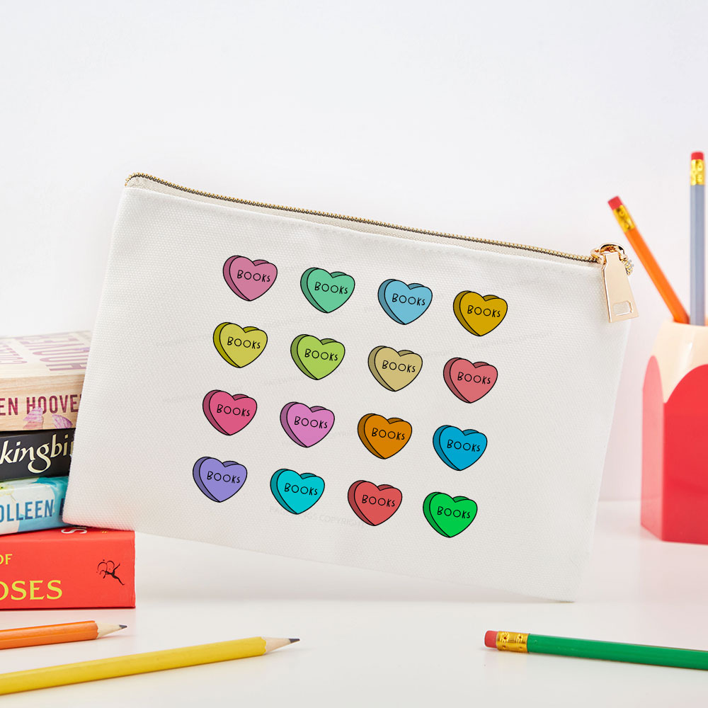 Pagewings Valentine's Day Librarian Pouch