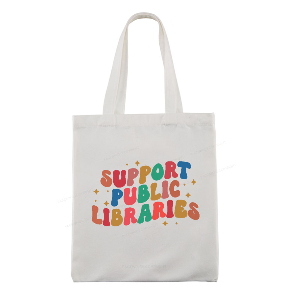 Pagewings Public Library Sweatshirt Tote Bag
