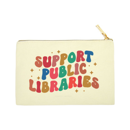 Pagewings Public Library Sweatshirt Pouch
