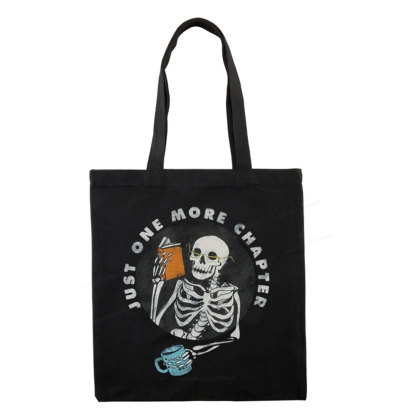 Pagewings Halloween Just One More Chapter Tote Bag
