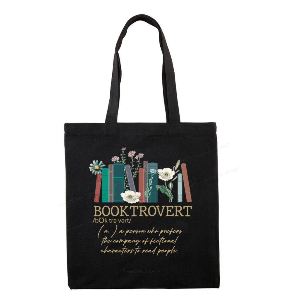 Pagewings Booktrovert Tote Bag