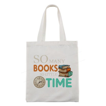 Pagewings So Many Books So Little Time Book Tote Bag