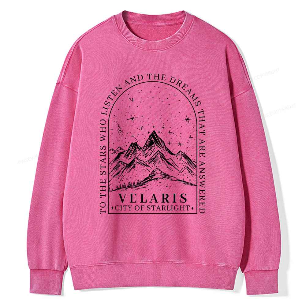 Pagewings Comfort Colors® SJM, Velaris Unisex Washed Sweatshirt