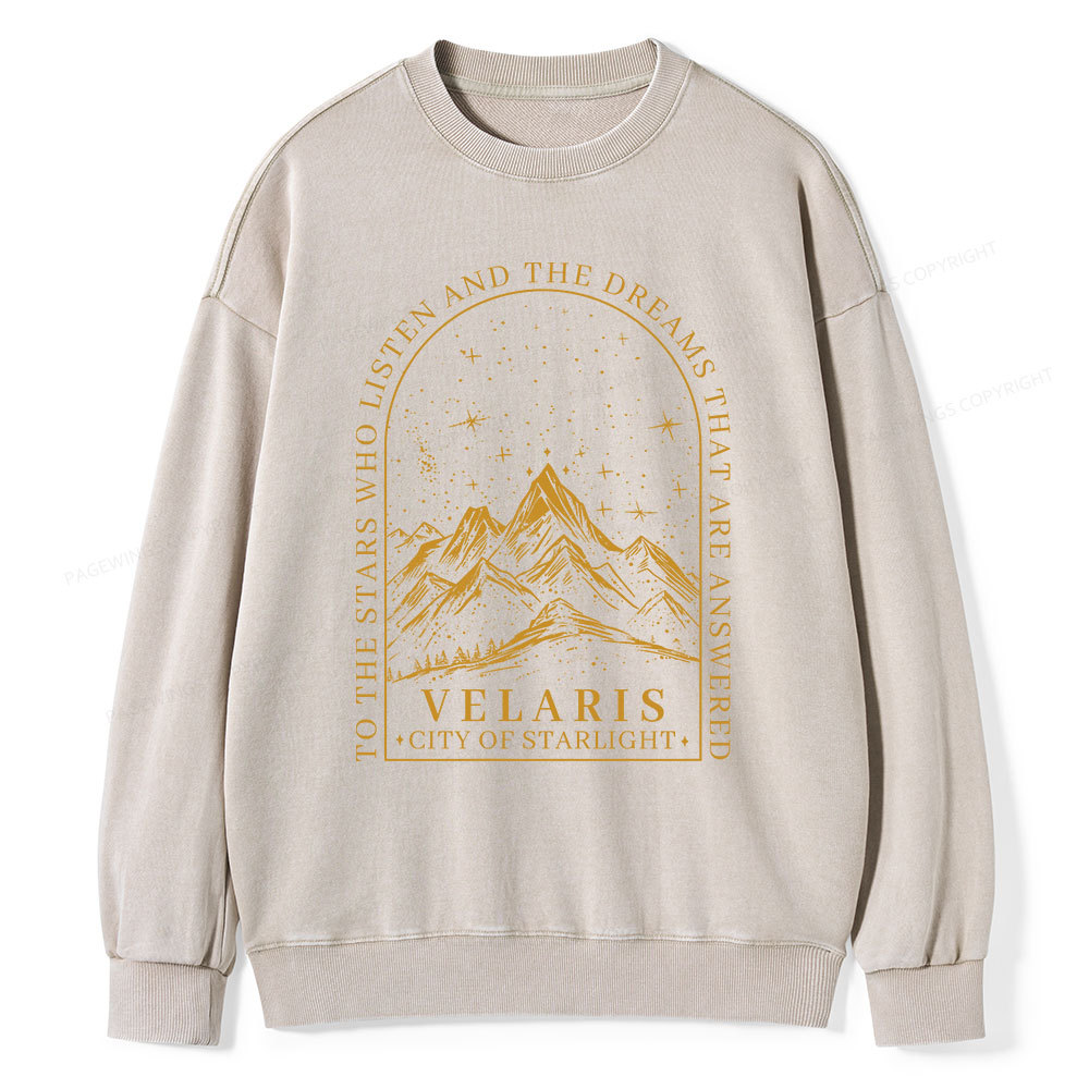 Pagewings Comfort Colors® SJM, Velaris Unisex Washed Sweatshirt