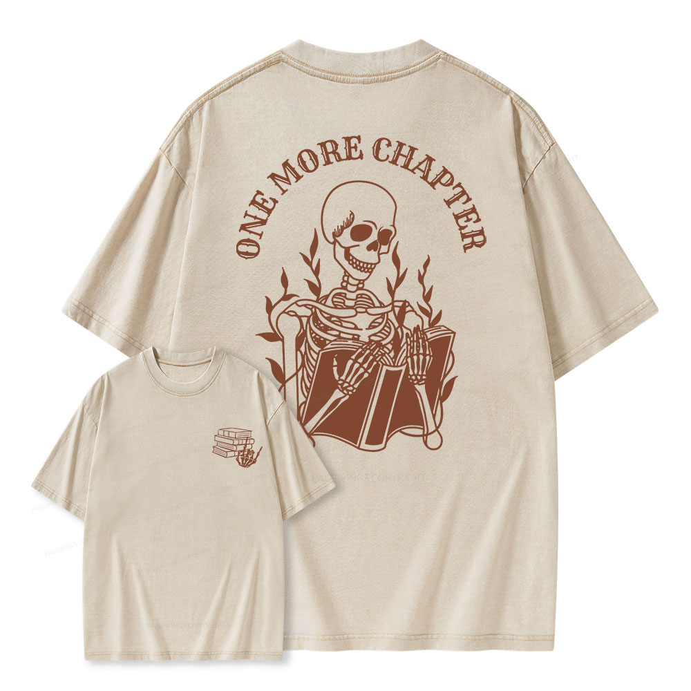 Pagewings One More Chapter Unisex Washed T-shirt