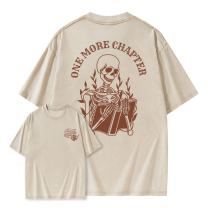 Pagewings One More Chapter Unisex Washed T-shirt