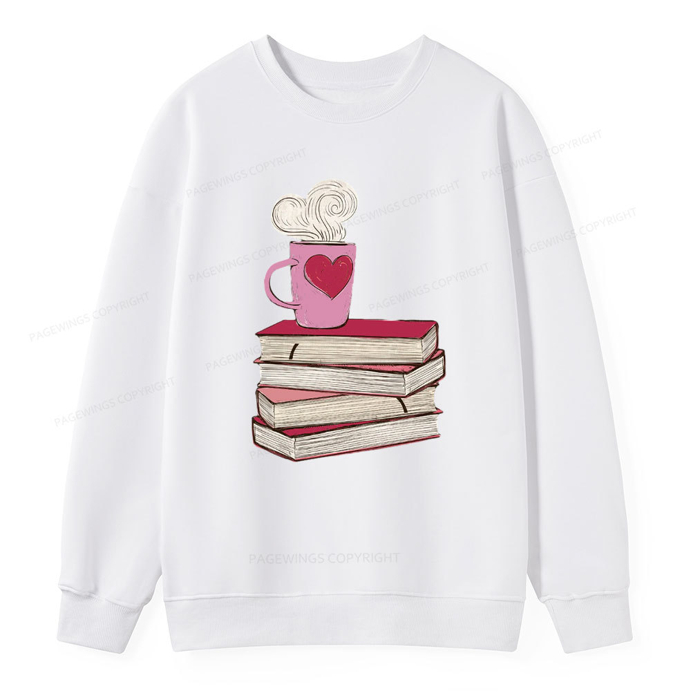 Pagewing Valentine's Day Gift for the Book Lover Unisex Classic Sweatshirt