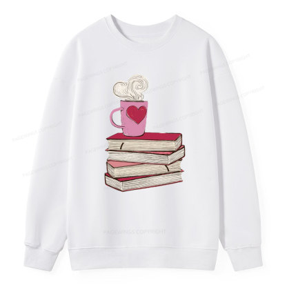 Pagewing Valentine's Day Gift for the Book Lover Unisex Classic Sweatshirt