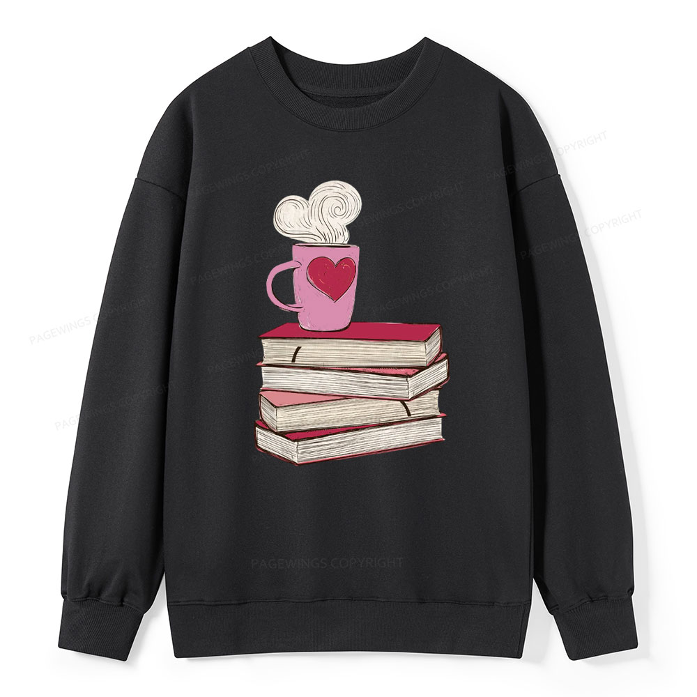 Pagewing Valentine's Day Gift for the Book Lover Unisex Classic Sweatshirt