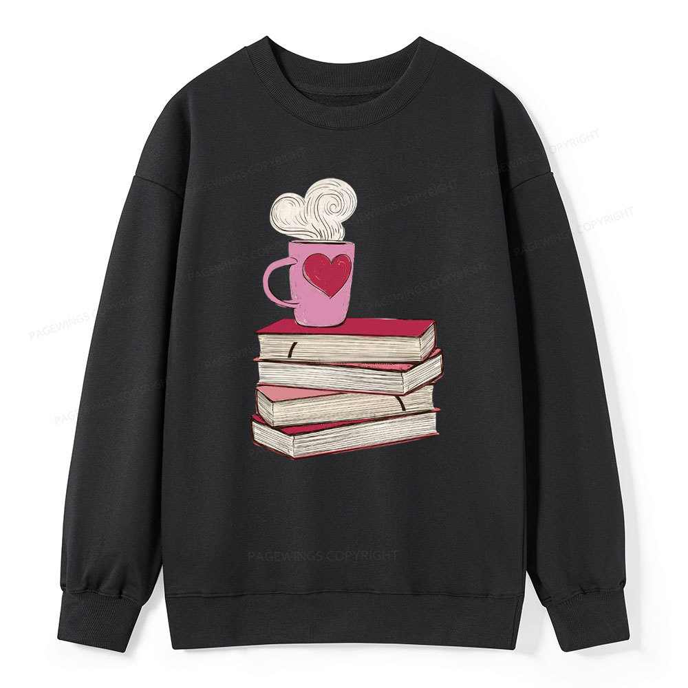 Pagewing Valentine's Day Gift for the Book Lover Unisex Classic Sweatshirt