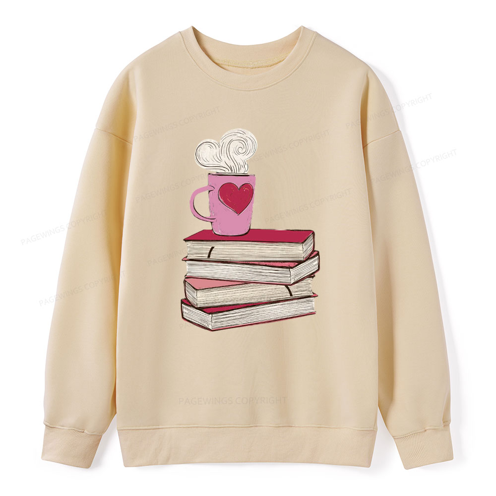 Pagewing Valentine's Day Gift for the Book Lover Unisex Classic Sweatshirt