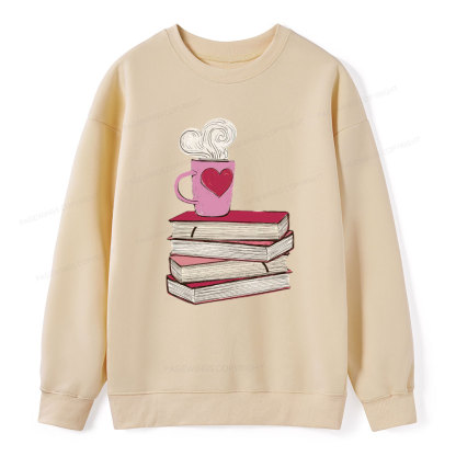Pagewing Valentine's Day Gift for the Book Lover Unisex Classic Sweatshirt