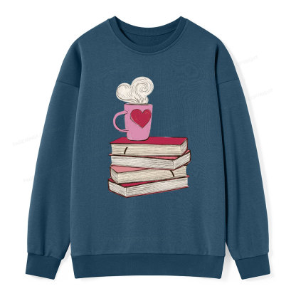 Pagewing Valentine's Day Gift for the Book Lover Unisex Classic Sweatshirt