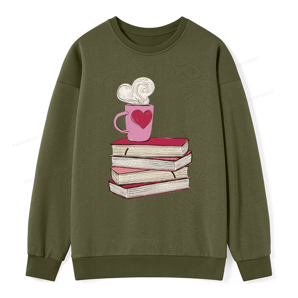 Pagewing Valentine's Day Gift for the Book Lover Unisex Classic Sweatshirt