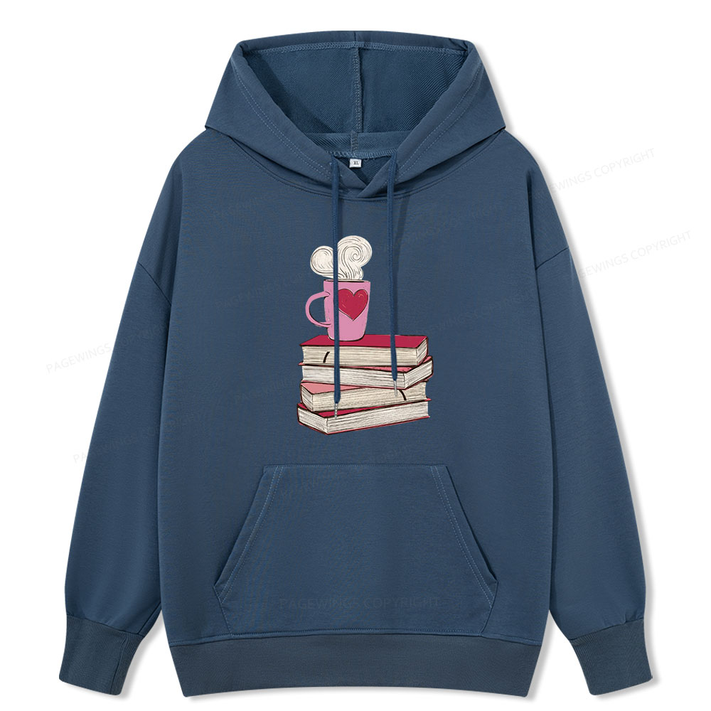 Pagewing Valentine's Day Gift for the Book Lover Unisex Classic Hoodie
