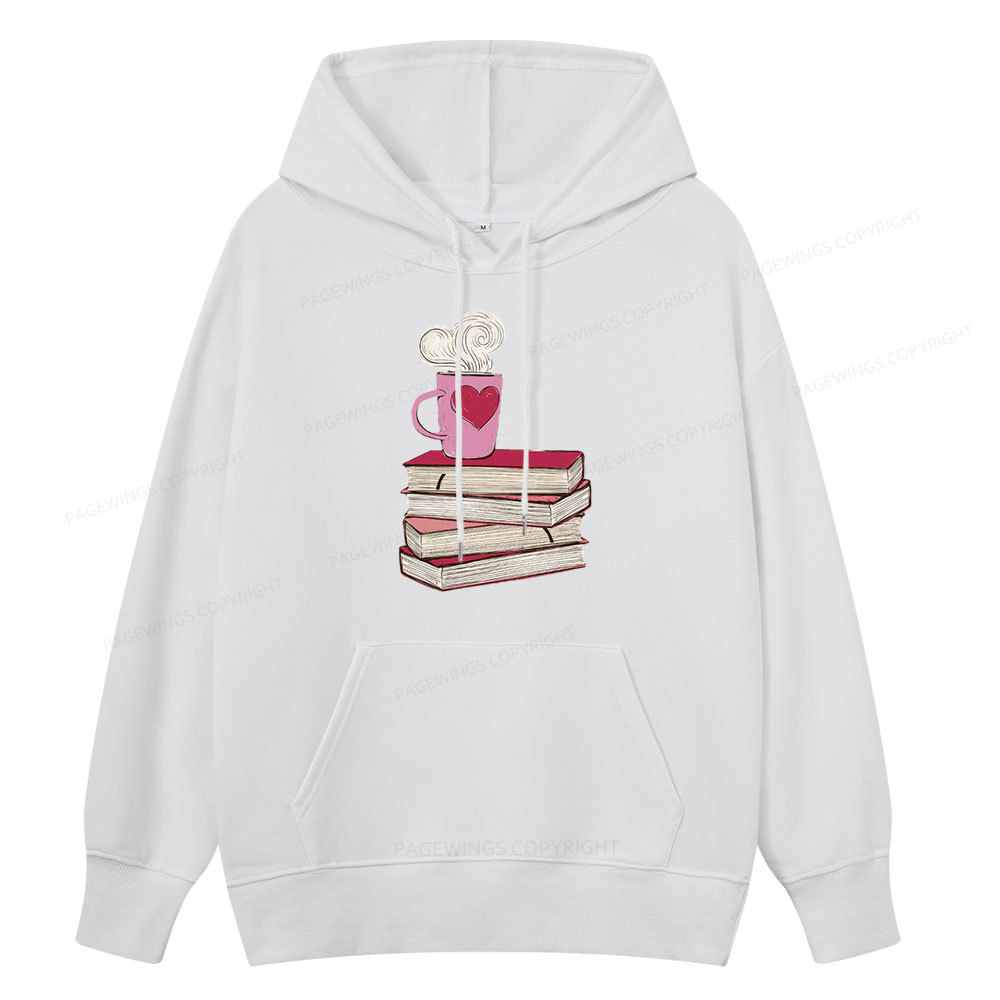 Pagewing Valentine's Day Gift for the Book Lover Unisex Classic Hoodie
