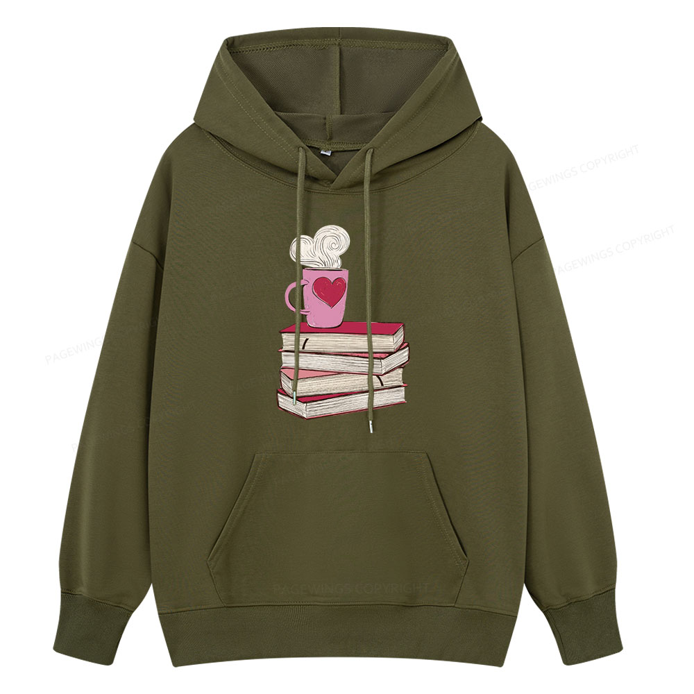 Pagewing Valentine's Day Gift for the Book Lover Unisex Classic Hoodie