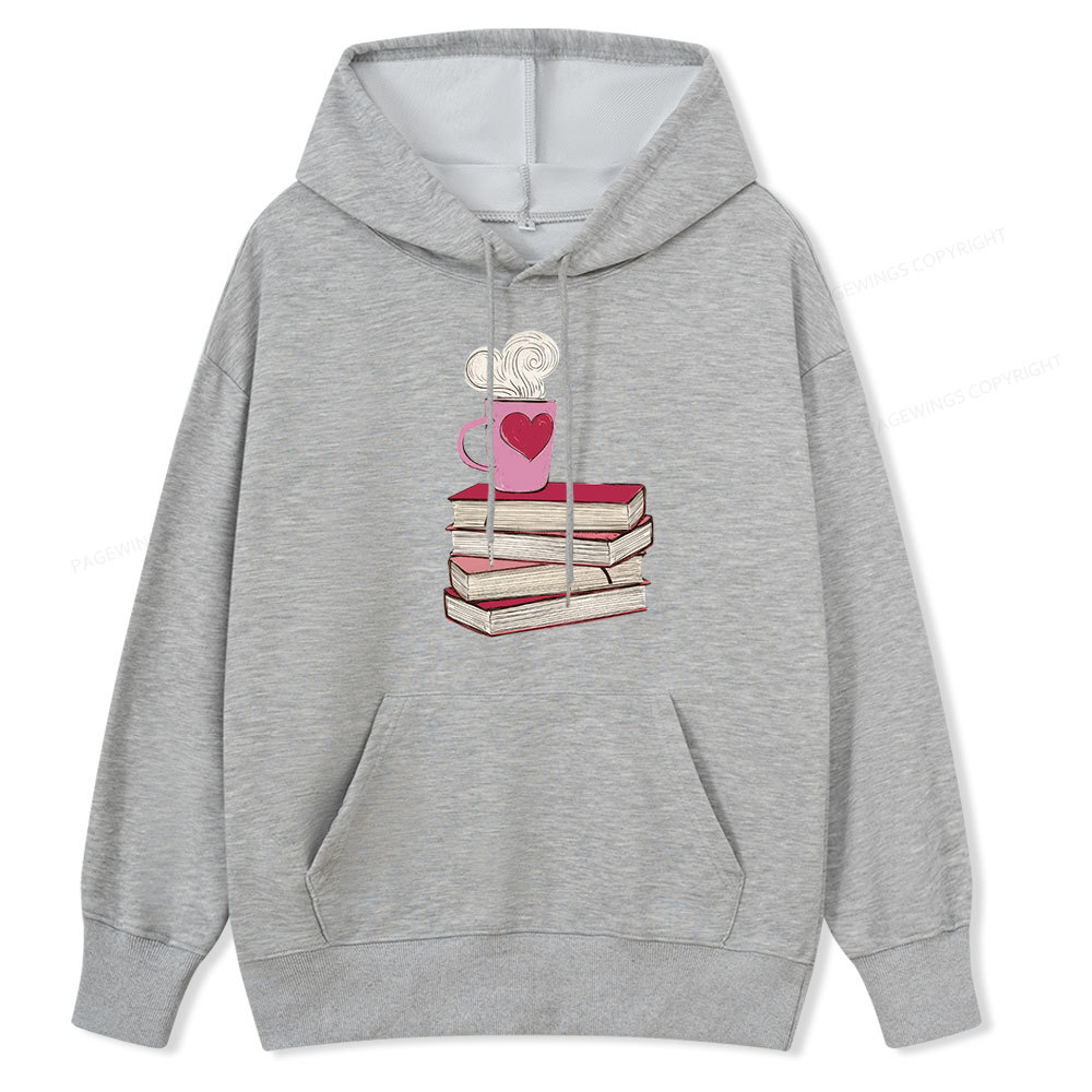 Pagewing Valentine's Day Gift for the Book Lover Unisex Classic Hoodie