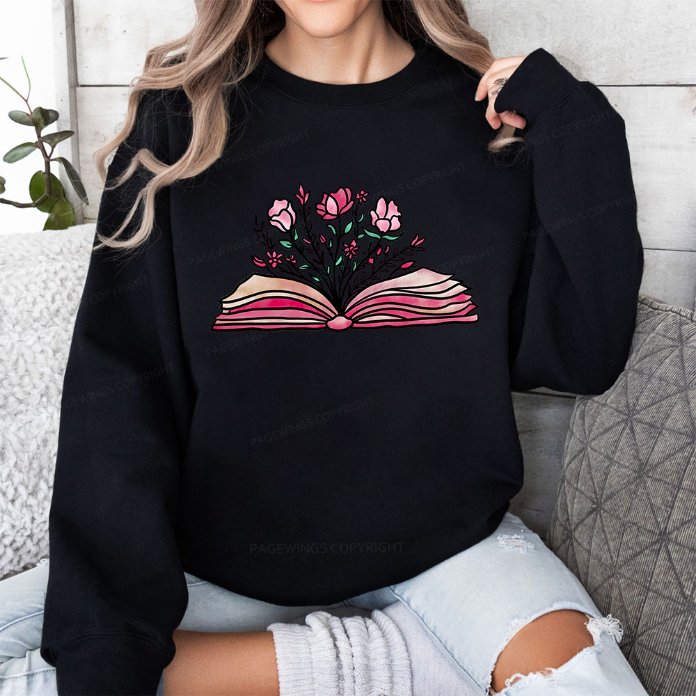 Pagewings Booktrovert Definition Funny Book Lover Png Unisex Classic Sweatshirt