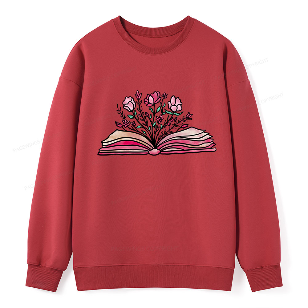 Pagewings Booktrovert Definition Funny Book Lover Png Unisex Classic Sweatshirt