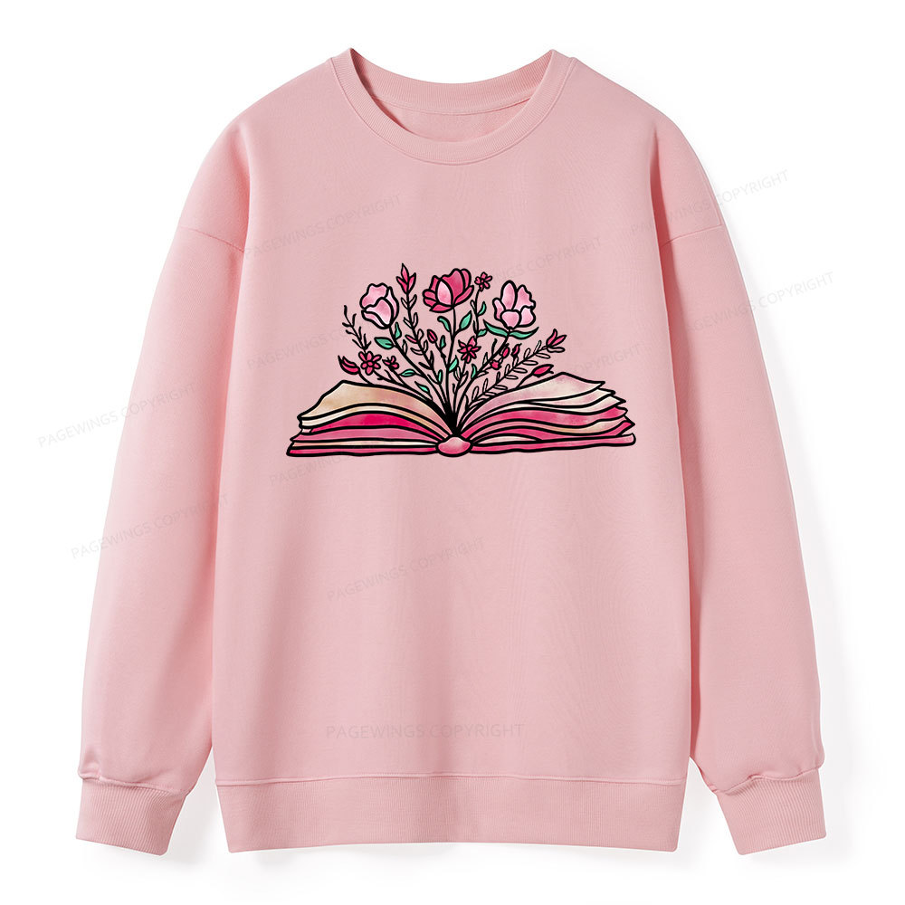 Pagewings Booktrovert Definition Funny Book Lover Png Unisex Classic Sweatshirt