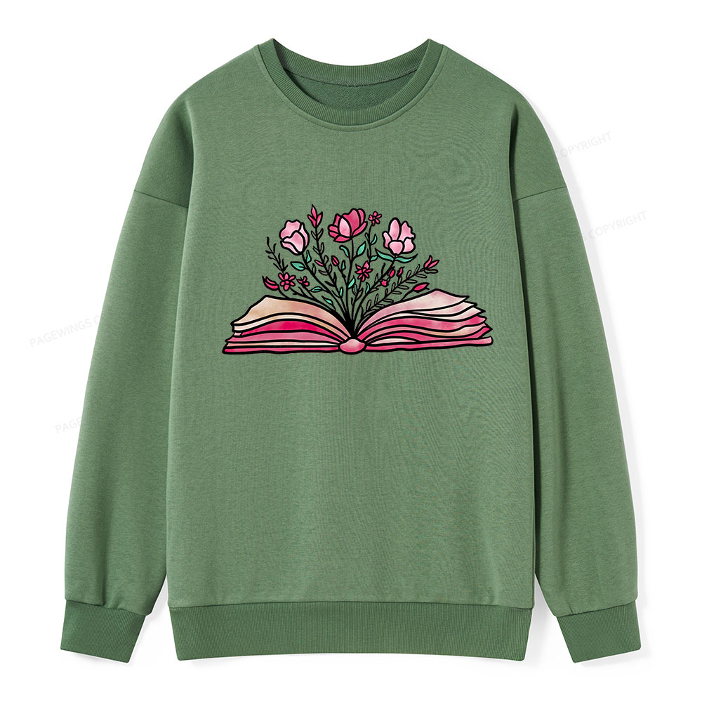 Pagewings Booktrovert Definition Funny Book Lover Png Unisex Classic Sweatshirt