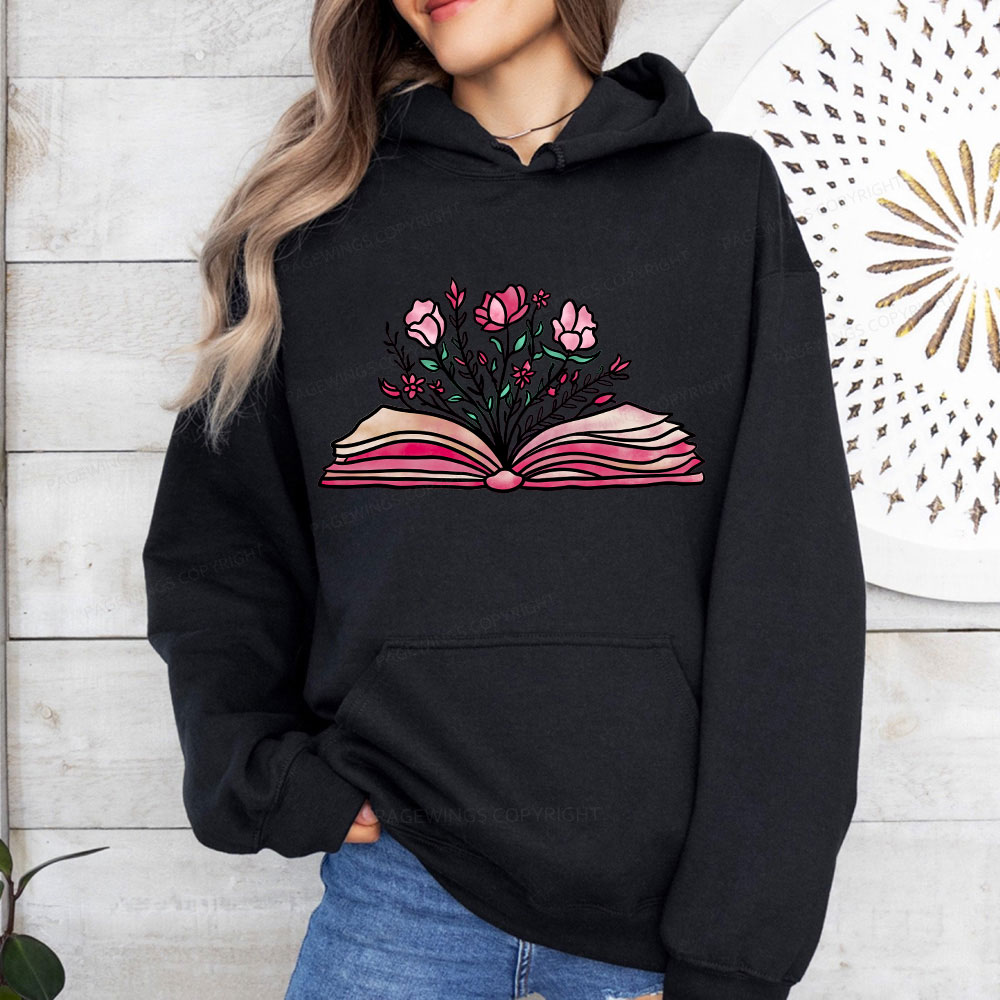 Pagewings Booktrovert Definition Funny Book Lover Png Unisex Classic Hoodie