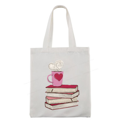 Pagewing Valentine's Day Gift for the Book Lover Tote Bag