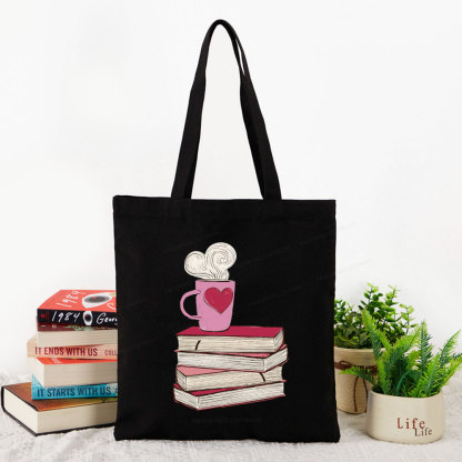 Pagewing Valentine's Day Gift for the Book Lover Tote Bag