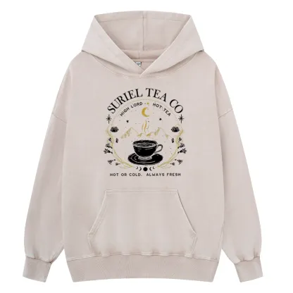 Pagewings Suriel Tea Co Unisex Washed Hoodie