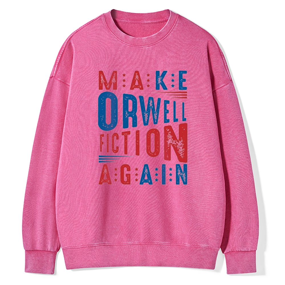 Pagewings  1984 Book Unisex Washed Sweatshirt
