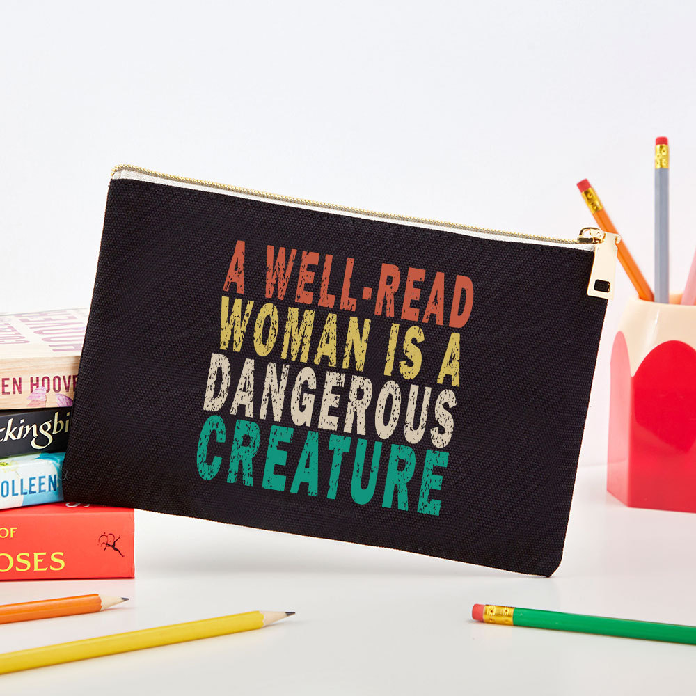Pagewings A Well-Read Woman Is A Dangerous Creature Pouch